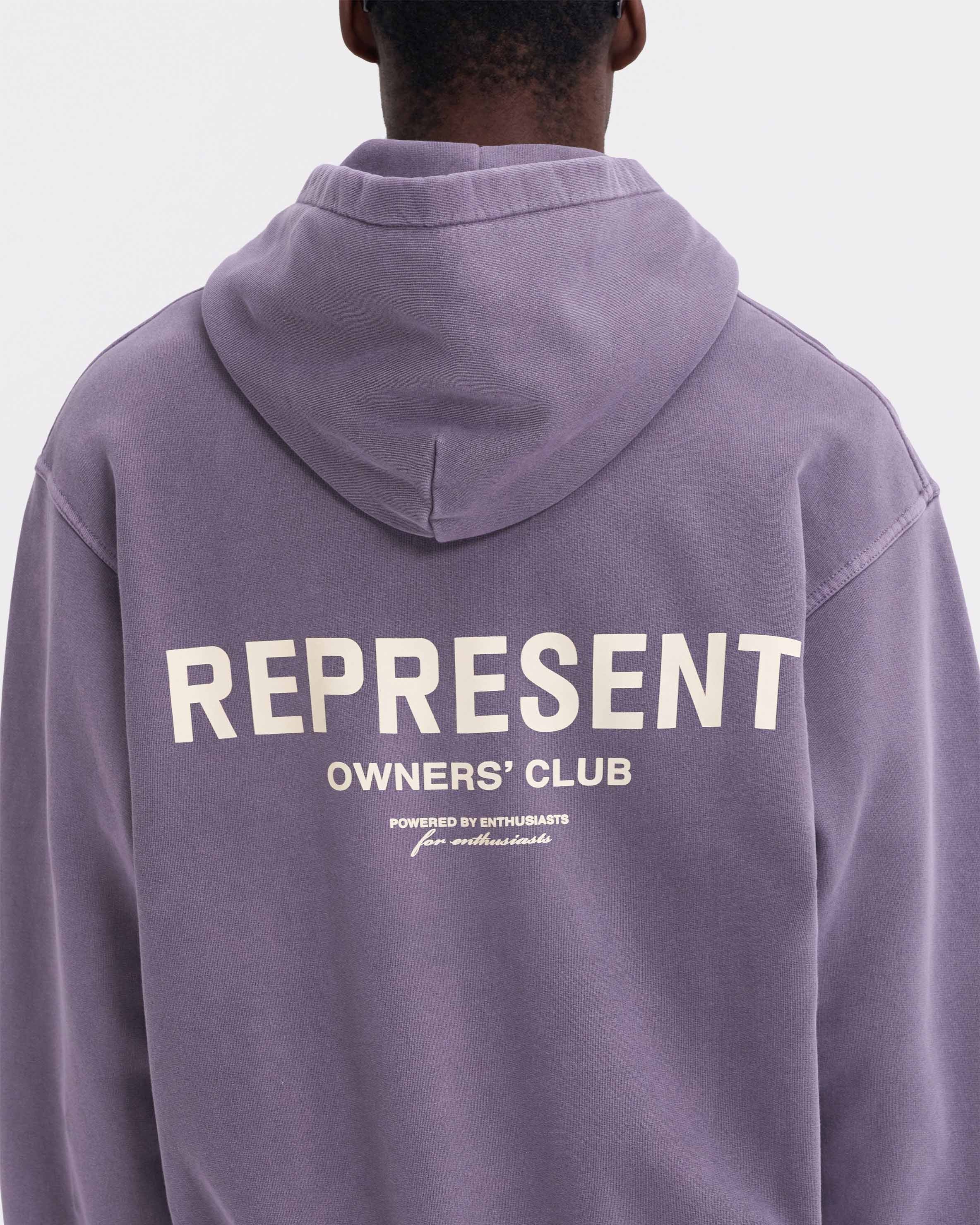 Represent Owners Club Zip Hoodie -  Vintage Violet 